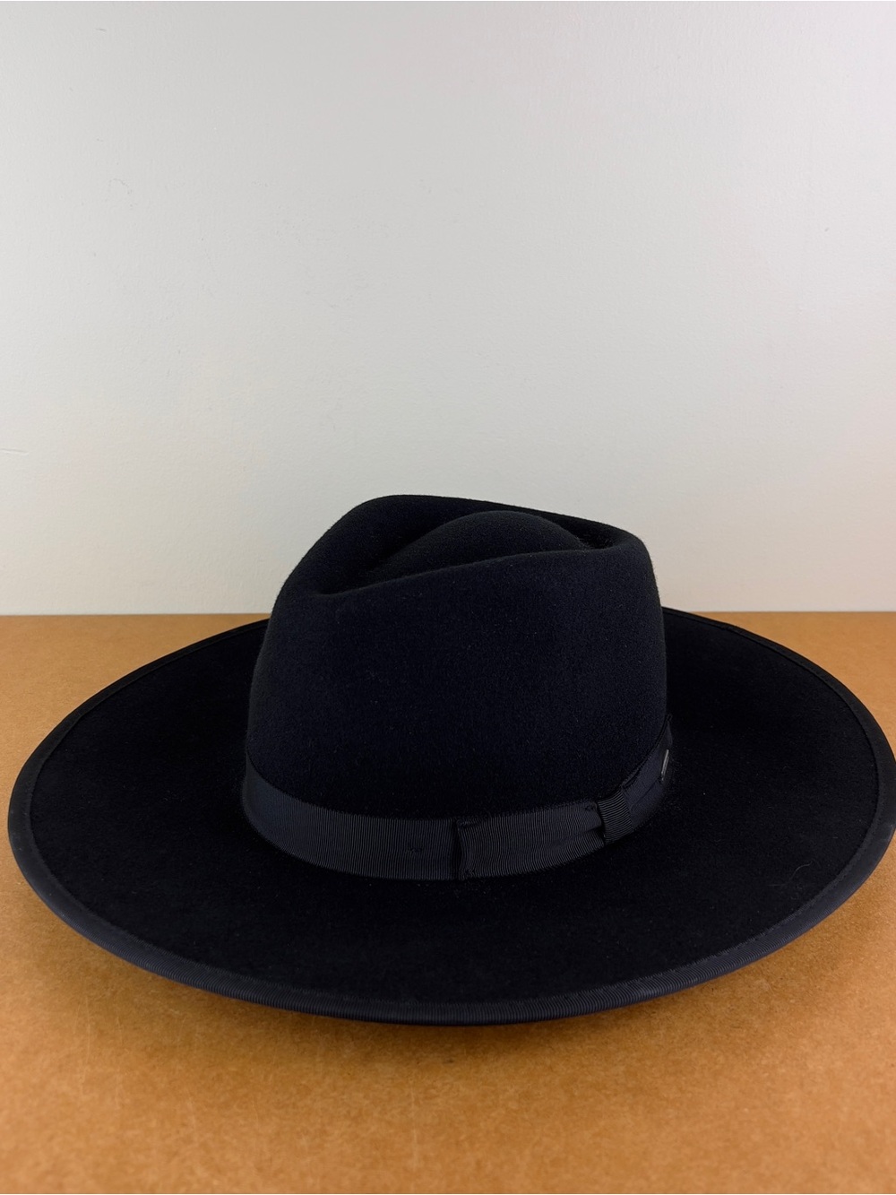 BRIXTON BLACK WOOL RANCHER HAT - Picture 2 of 11